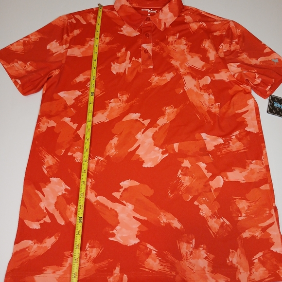 Birdie Bound Men’s Polo Shirt Size M - Red Orange Color - Picture 5 of 9